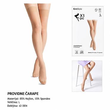 KMT Style providne samodržeće čarape – 1 kom - Materijal: 85% najlon