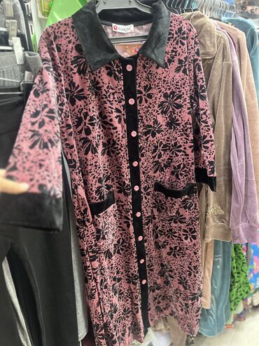 Халаты: Халат, Велюр, Турция, Все размеры — 18