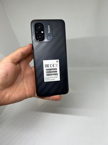 самова: Redmi, Redmi 12C, Б/у, 128 ГБ, цвет - Черный, 2 SIM