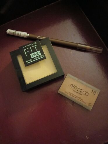 Šminka: Puder kameni srednje bez maybelline fit me. kao nov. buf bez. 130. i — 5