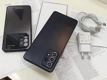 samsung s9 tab: Samsung Galaxy A52 5G, 128 GB, rəng - Qara, Zəmanət, Düyməli, Sensor — 9