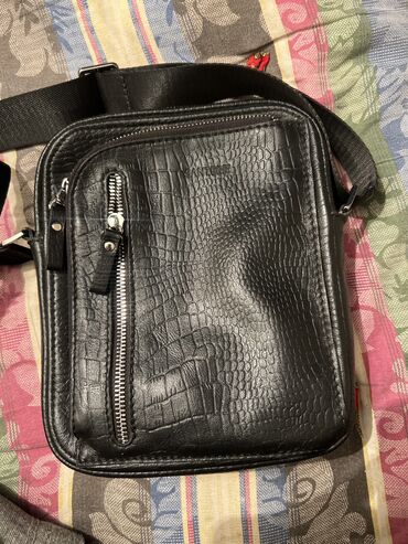 реставрация кожаных изделий: Барсетка, Материал: Натуральная кожа, Оригинал, Б/у