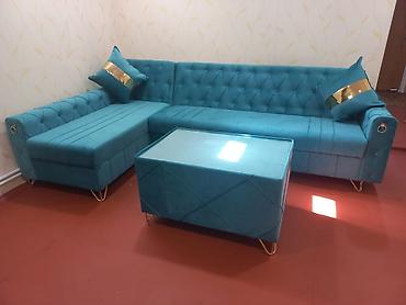Divanlar: L formalı künc divanlar – müxtəlif dizayn və parça seçimləri Məhsul — 8