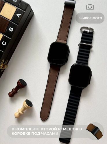 ми с2: GPS Smart Watch 10 ultra 3 Pro Max Gen2 (49mm) Новый Чёрные