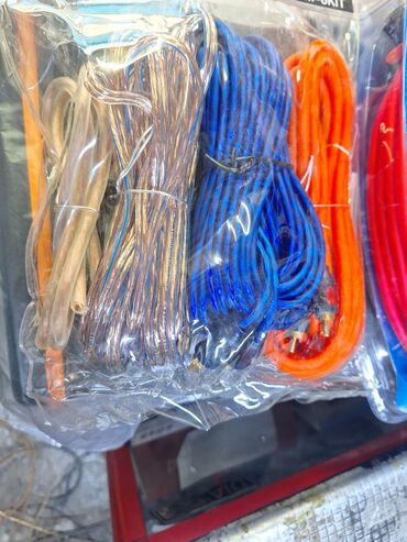 Динамики для авто: Силовые провода для подключения усилителей линейные звуковые кабеля — 24