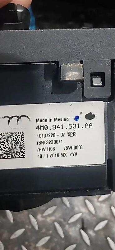 kamere za traktor: AUDI Q5 80A 2018 DELOVI PREKIDAC ZA SVETLO 4M0941531AA | Audi delovi — 2
