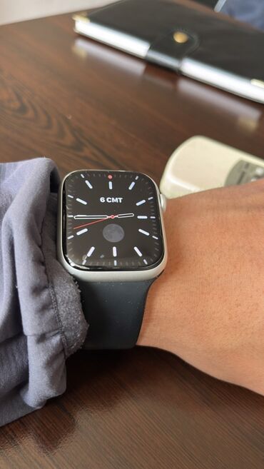 akıllı saat apple voc: Б/у, Смарт часы, Apple, Аnti-lost, цвет - Серебристый