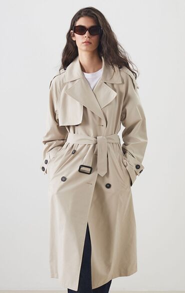 дождевик купить в баку: Плащ, Lc Waikiki, XL, цвет - Бежевый