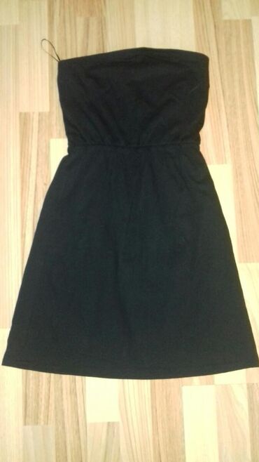 svila haljine: S (EU 36), color - Black, Without sleeves
