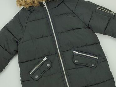 czarne wiazane sandały: Children's down jacket Zara, 5-6 years, Synthetic fabric, condition - Good