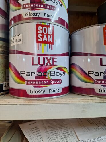 оймо чийме сурот: Глянцевая краска Sob San Luxe Parlak Boya предназначена для создания