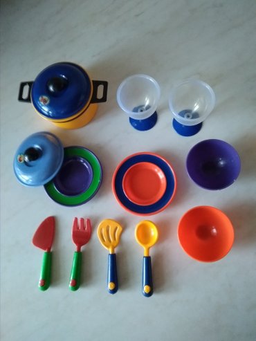 игрушечная: Набор игрушечный посуды
