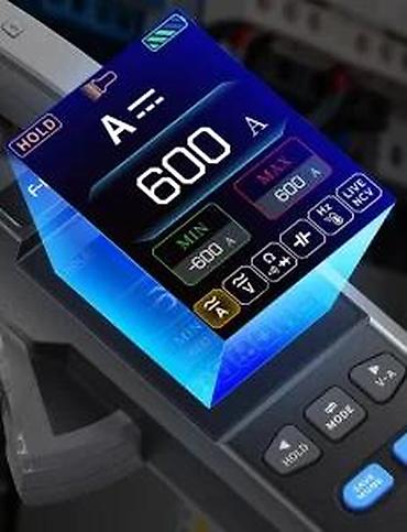 Multimetri: FNIRSI DMC-100 digitalne strujne klešta – TRMS multimetar sa ekranom u — 19