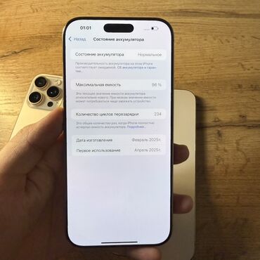 Apple iPhone: IPhone 16 Pro Max, Б/у, 256 ГБ, Desert Titanium, 91 % — 11