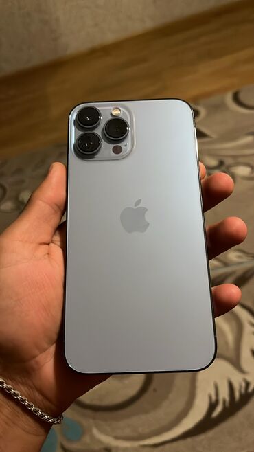 Apple iPhone: IPhone 13 Pro Max, Sierra Blue, Qırıq