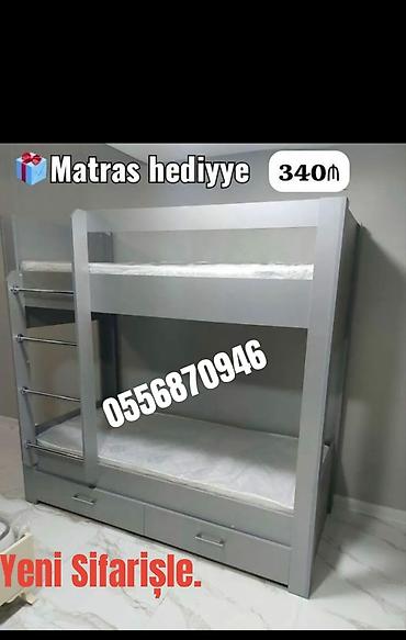 usaq yataqları: Oğlan və qız üçün, Yeni, Çarpayı, Matras ilə, Siyirməli, Laminat — 3