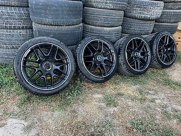 Транспорт: Литые Диски R 18 AMG, Комплект, отверстий - 5, Б/у — 10