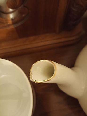 Çay dəstləri və servizlər: Çay dəsti, rəng - Ağ, Farfor, 6 nəfərlik, Almaniya — 17