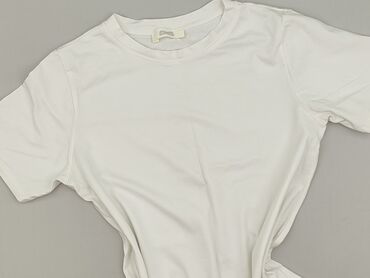 białe bawełniane t shirty: Women`s dress, size One size