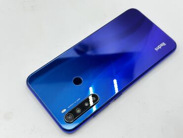 планшет с клавиатурой и мышью: Redmi, Redmi Note 8, Б/у, 64 ГБ, цвет - Синий, 2 SIM