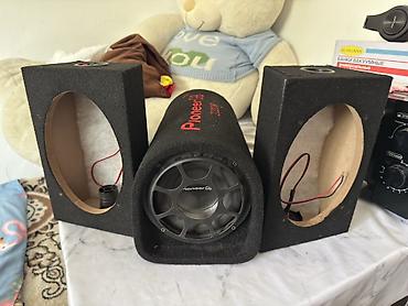 акустика: Автозвук комплект: активный сабвуфер в тубе Pioneer GB TM + два — 1
