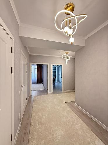 300 000: 3 комнаты, 93 м², Асанбай мкр Индивидуалка, 9 этаж, Евроремонт — 7