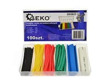 mini ogradice: GEKO G02823 – Set od 100 termo‑skupljajućih bužira u kutiji - Namena — 4