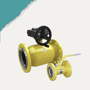 Кран шаровый стальной LD (Россия) для газа, стандартнопроходной