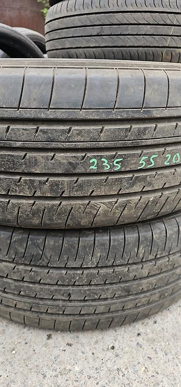 aeolus e70: Шины 235 / 55 / R 20, Лето, Б/у, Пара, Легковые, Япония, Yokohama — 1