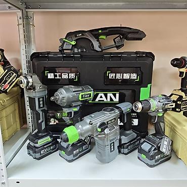Аккумуляторный набор электроинструментов TNYAN 21V Комплектация и