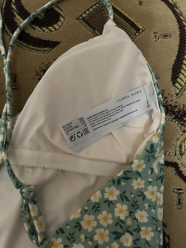 майда тарак: Кошулган купальник, Чөйчөгү жумшак, түсү - Жашыл, M, L — 3