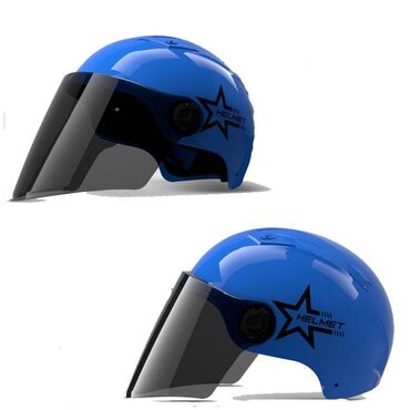 Велоаксессуары: Шлем с солнцезащитным козырьком DaVidson #1 Синий Полноценный