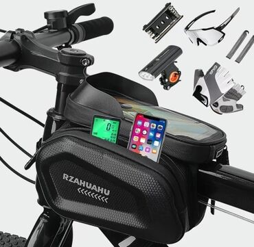 купить электроколесо для велосипеда: Водонепроницаемая велосумка RZAHUAHU 🚴‍♂️ Практичная и удобная сумка