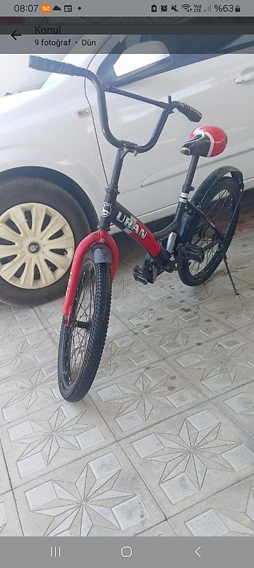 velosiped 20 lük: Uşaq velosipedi – URAN markası - Ölçü: təxminən 20 düym təkərlər - — 1