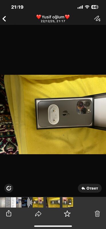 Apple iPhone: IPhone 13 Pro, 256 GB, Midnight, Simsiz şarj — 10