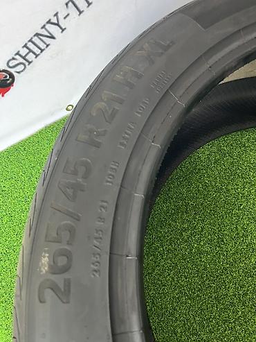 continental: Шины 265 / 45 / R 21, Лето, Б/у, Пара, Внедорожные (АТ/МТ), Continental — 5