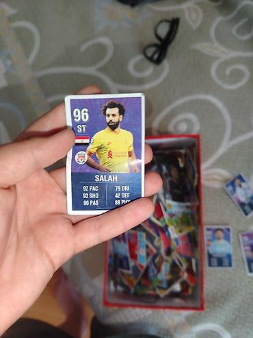 İncəsənət və kolleksiyalar: Futbol kolleksiya kartları dəsti - Böyük qarışıq kolleksiya: müxtəlif — 3