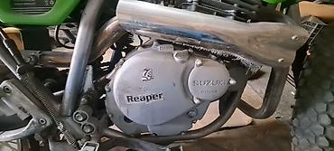 suzuki 200: Мотоцикл Suzuki (эндуро/dual-sport) зелёного цвета. Основные — 8