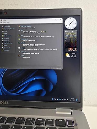 Dell: Dell 16GB SSD Kamera HDMI Proc I5 11TH FHD IPS. > > Prodajem — 7