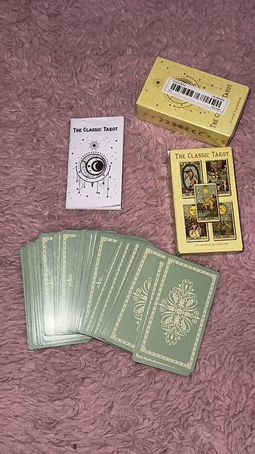 klasik gitara: The Classic Tarot – 78 kart və bələdçi kitabça dəsti - Dəst tərkibi — 1
