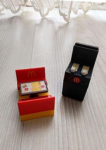 Oyuncaq uşaq mətbəxləri: Uşaq oyuncağı – mini “fast food” dəsti - Brend temalı plastik — 1