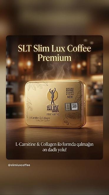 nar paketi: SLT Slim Lux Coffee Premium – L-Carnitine və Kollagen tərkibli instant — 2