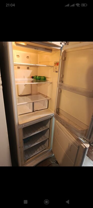 Duxovkalar: 2 qapılı Indesit Soyuducu Satılır, rəng - Ağ