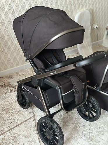 Коляски: Коляска, Другой бренд, цвет - Черный, Б/у, Самовывоз, Платная доставка — 14