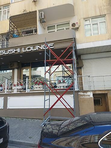 step deke cena: Metal mobil qüllə (skafold) – yığıla-bölünə bilən iş platforması - — 8