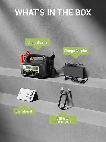 teker aparat: YESPER 12/24V 6000A Jump Starter 🔋 Güclü start imkanı YESPER-in ən — 9