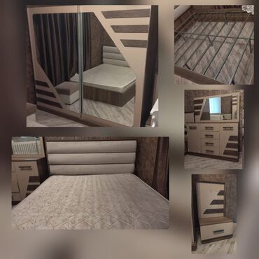Divan və masa dəstləri: *650₼ YATAQ mebeli :-TƏCİLİ SATILIR*‼️ Çox Yaxşı vəziyyətdə yeni
