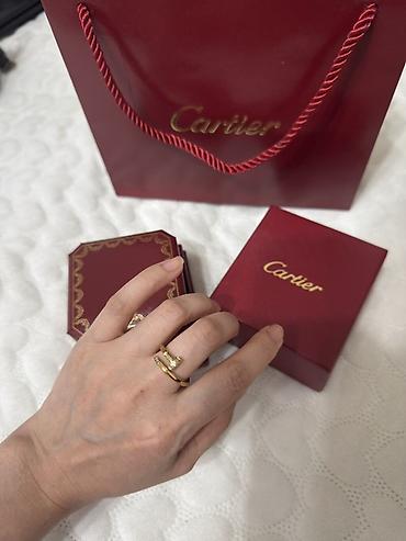 Свадебные платья и аксессуары: Кольцо Cartier Juste un Clou, размер 16 медицинская сталь под желтое — 4
