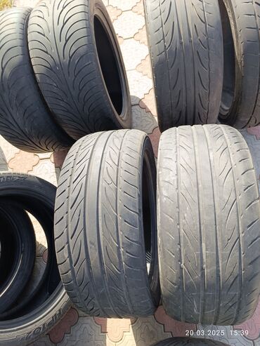 Шины: R- 18 235/50/18 yokohama 4 штук 235/55/18 dunlop 5 штук 255/45/18 — 3