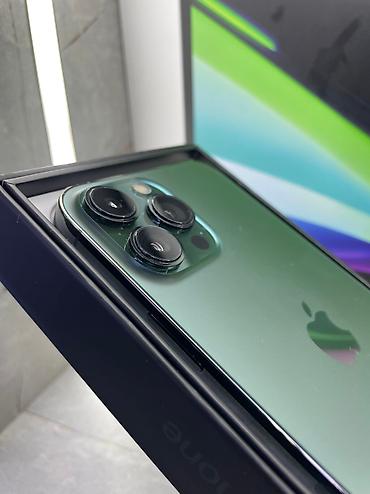 Apple iPhone: IPhone 13 Pro Max, Б/у, 256 ГБ, Alpine Green, Зарядное устройство, Коробка, Чехол, В рассрочку, 100 % — 5
